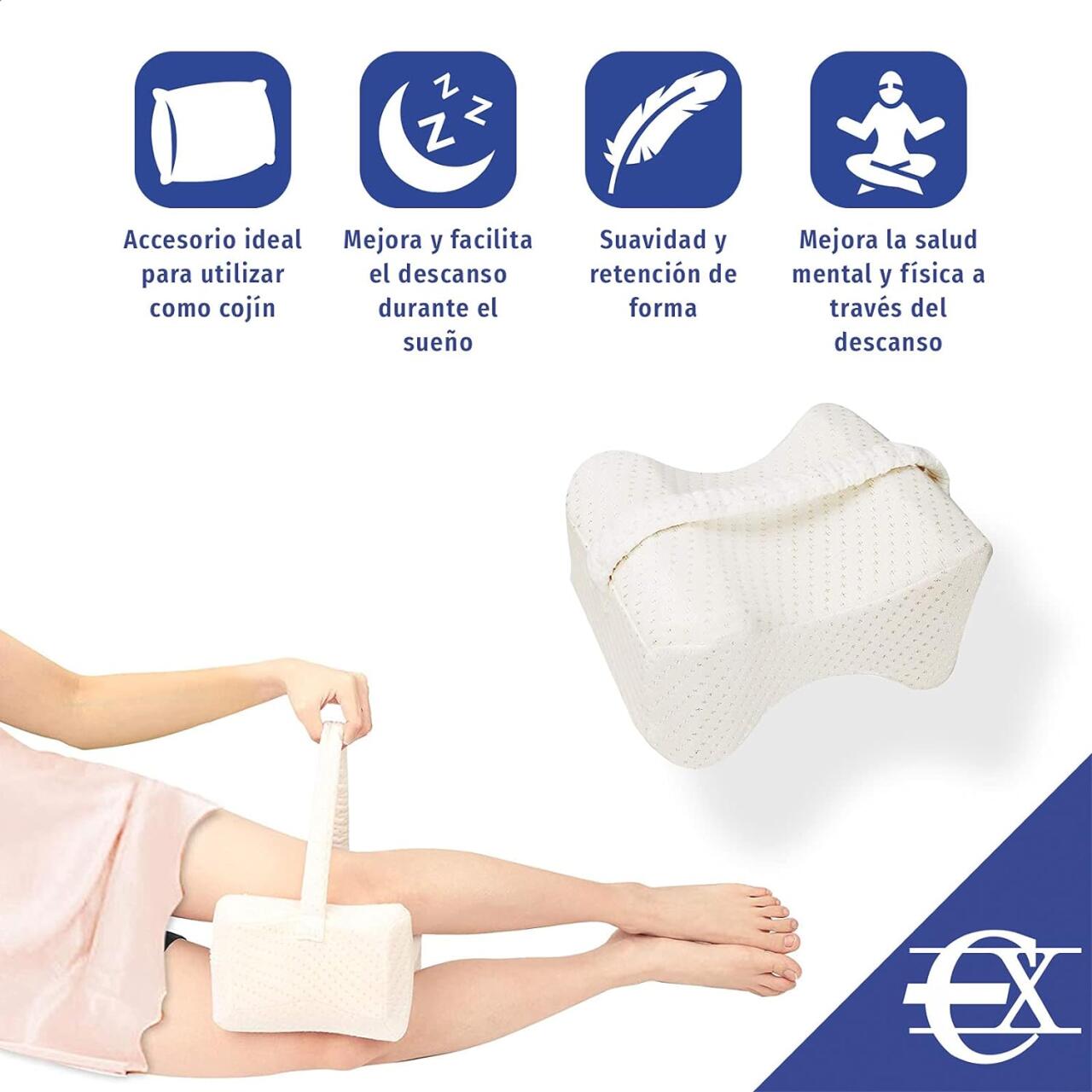 COJIN  VISCOELÁSTICO PARA DORMIR DE LADO